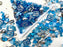 35 g Glasperlen-Mix, Türkis Azure Distance, Tschechisches Glas (Glass Bead Mix)