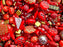35 g Glasperlen-Mix, Fiery Sunset, Tschechisches Glas (Glass Bead Mix)