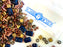 35 g Glasperlen-Mix, Sonne von Florenz, Tschechisches Glas (Glass Bead Mix)