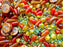 Exklusive Mischung aus mehrfarbigen tschechischen Glasperlen Bernsteinträume Tschechisches Glas Farbe_Orange Farbe_ Brown Farbe_ Multicolored 