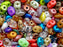 20 g SuperDuo Rocailles 2.5x5mm Zwei Löcher, Böhmisches Glas, Mix