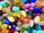 30 pcs Teardrop Perlen 6x9 mm, gemischte Farben, Tschechisches Glas (Teardrop Beads)