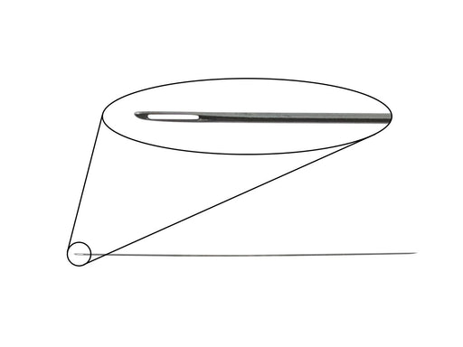 Perlennadel 0.5x100 mm Metall