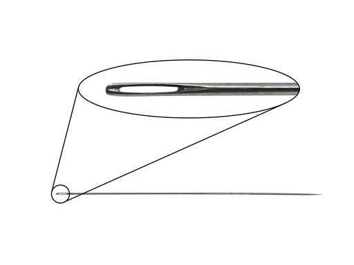 Perlennadel 0.75x100 mm Metall