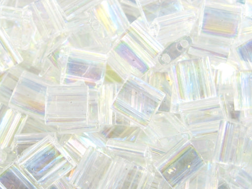 Tila™ Glasperlen  5x5 mm 2-Loch  Kristall AB Japanische Glasperlen Miyuki Farbe_Multicolored