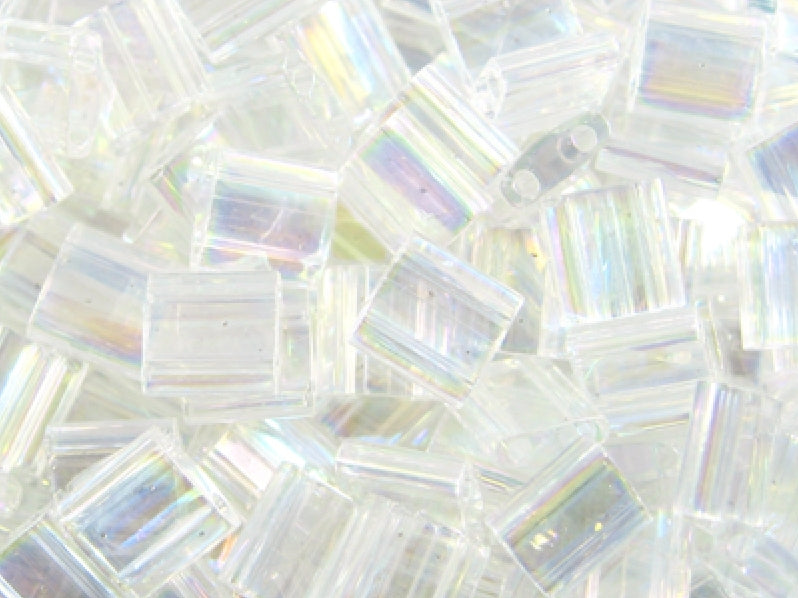 Tila™ Glasperlen  5x5 mm 2-Loch  Kristall AB Japanische Glasperlen Miyuki Farbe_Multicolored