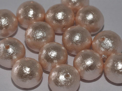 Cotton Pearls 10 mm Rosa Japanische Glasperlen Miyuki Pink