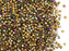 5 g 10/0 Miyuki Delica Japanische Rocailles, Metallic Golden Olive Iris