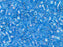Delica Glasperlen 10/0 Transparent Hell Saphir AB Japanische Glasperlen Miyuki Farbe_Blue