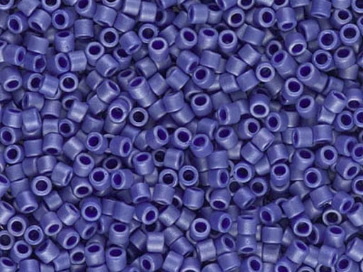 Delica Glasperlen 10/0 Metallic Saphir matt Japanische Glasperlen Miyuki Farbe_Blue