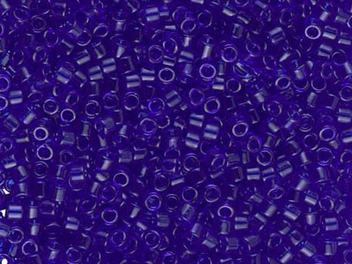 Delica Glasperlen 10/0 Transparent Saphir Japanische Glasperlen Miyuki Farbe_Blue
