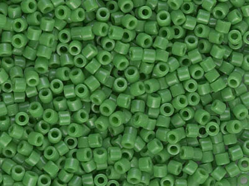 Delica Glasperlen 10/0 Opak Erbsengrün Japanische Glasperlen Miyuki Farbe_Green