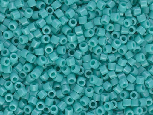 Delica Glasperlen 10/0 Opak Türkisgrün  Japanische Glasperlen Miyuki Farbe_Green
