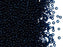 Rocailles Seed Beads 9/0 Dunkelblau Transparent Tschechisches Glas Blue