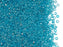 Rocailles 10/0 Kristall Blau Silber Tschechisches Glas Farbe_Blue