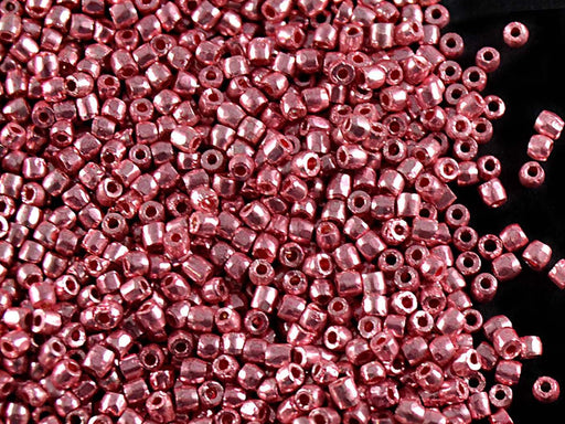 10 g 10/0 3-Cuts Rocailles Preciosa Ornela, Rosa metallic, Tschechisches Glas