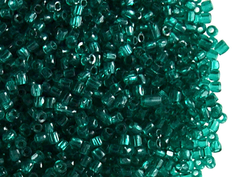 20 g 10/0  3-Cuts Rocailles Preciosa Ornela, Smaragd Transparent, Tschechisches Glas
