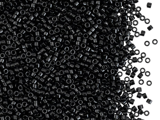5 g 11/0 Miyuki Delica Japanische Rocailles, Schwarz