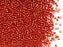 Delica Glasperlen 11/0 Rot mit versilbertem Loch Japanische Glasperlen Miyuki Farbe_Red