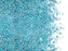Delica Glasperlen 11/0 Aqua mit versilbertem Loch Japanische Glasperlen Miyuki Farbe_Blue