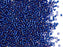Delica Glasperlen 11/0 Kobalt mit versilbertem Loch  Japanische Glasperlen Miyuki Farbe_Blue