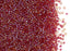 5 g 11/0 Miyuki Delica Japanische Rocailles, Cranberry mit gefärbtem Loch AB