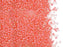 5 g 11/0 Miyuki Delica Japanische Rocailles, Rosa mit rot gefärbtem Loch AB