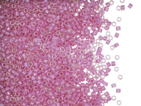 Delica Glasperlen 11/0 Gefüttert Helllila AB Japanische Glasperlen Miyuki Farbe_Purple Farbe_ Pink