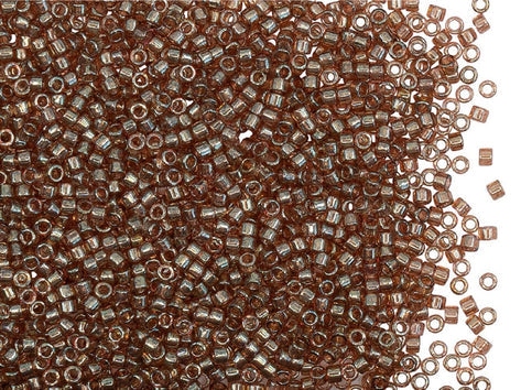 Delica Glasperlen 11/0 Goldglanz-Rose Japanische Glasperlen Miyuki Farbe_Brown