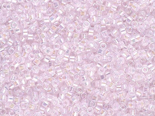 Delica Glasperlen 11/0 Gefüttert in Blassrosa AB Japanische Glasperlen Miyuki Farbe_Pink