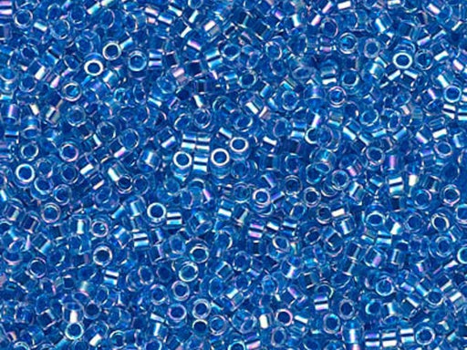 Delica Glasperlen 11/0 Gefüttert Blau AB Japanische Glasperlen Miyuki Farbe_Blue