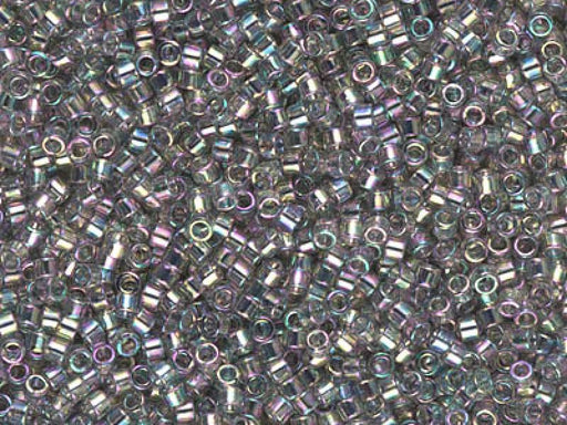 Delica Glasperlen 11/0 Transparente Graue Iris Japanische Glasperlen Miyuki Farbe_Grey