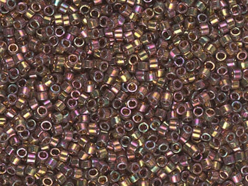 Delica Glasperlen 11/0 Rosa Glänzendes Helles Olivgrün Japanische Glasperlen Miyuki Farbe_Gold Farbe_ Multicolored