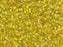 Delica Glasperlen 11/0 Gelb mit versilbertem Loch Japanische Glasperlen Miyuki Farbe_Yellow