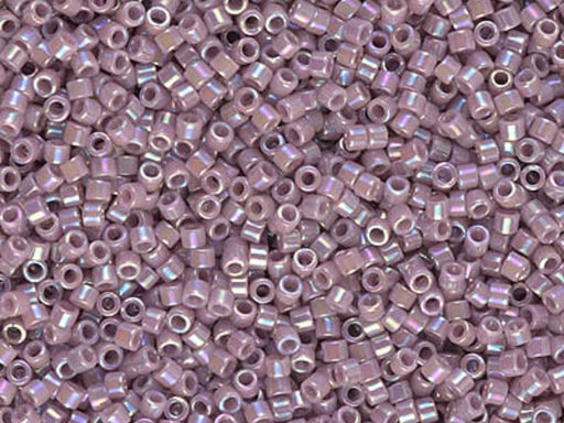 Delica Glasperlen 11/0 Opak Flieder AB Japanische Glasperlen Miyuki Farbe_Purple