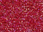 Delica Glasperlen 11/0 Opak Rot AB Japanische Glasperlen Miyuki Farbe_Red