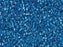Delica Glasperlen 11/0 Transparent Aquamarin AB Japanische Glasperlen Miyuki Farbe_Blue