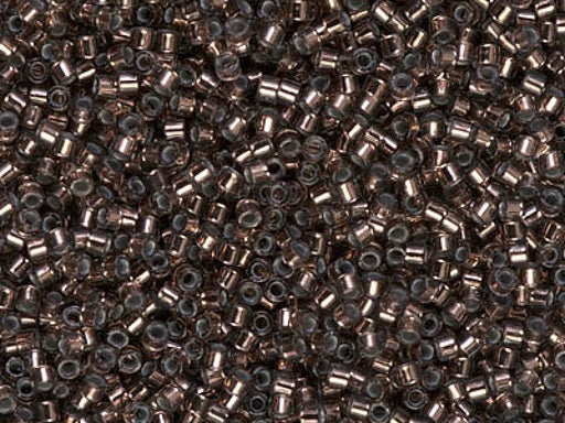 Delica Glasperlen 11/0 Silbergefütterte Dunkle Bronze Japanische Glasperlen Miyuki Farbe_Grey