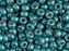 Rocailles 6/0 Matt Duracoat galvanisiert Seefoam Japanische Glasperlen Miyuki Farbe_Blue