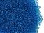 20 g 11/0 Rocailles Preciosa Ornela, Aqua Blau Transparent, quadratisches Loch, Tschechisches Glas