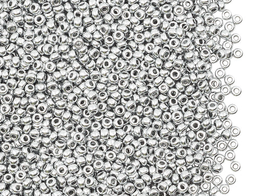 20 g 11/0 Rocailles Preciosa Ornela, Silber Aluminium, Tschechisches Glas