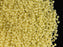 Rocailles Size 11/0 Vanilla Velvet Czech Glass Beige Yellow