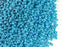 20 g 11/0 Rocailles Preciosa Ornela, Opak Blau Türkis glänzend, Tschechisches Glas