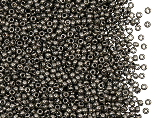 Rocailles Seed Beads 9/0 Braun Metallic Tschechisches Glas Brown