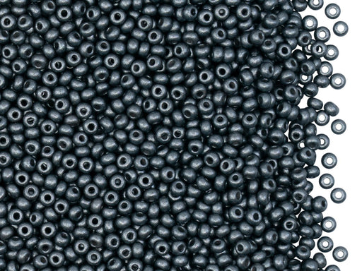 Rocaiiles 11/0 Perlmutt Grau Tschechisches Glas  Farbe_Grey