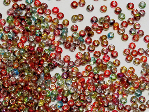 20 g Rocaiiles 11/0, Kristall Magische Wein, Tschechisches Glas (Rocailles Seed Beads)