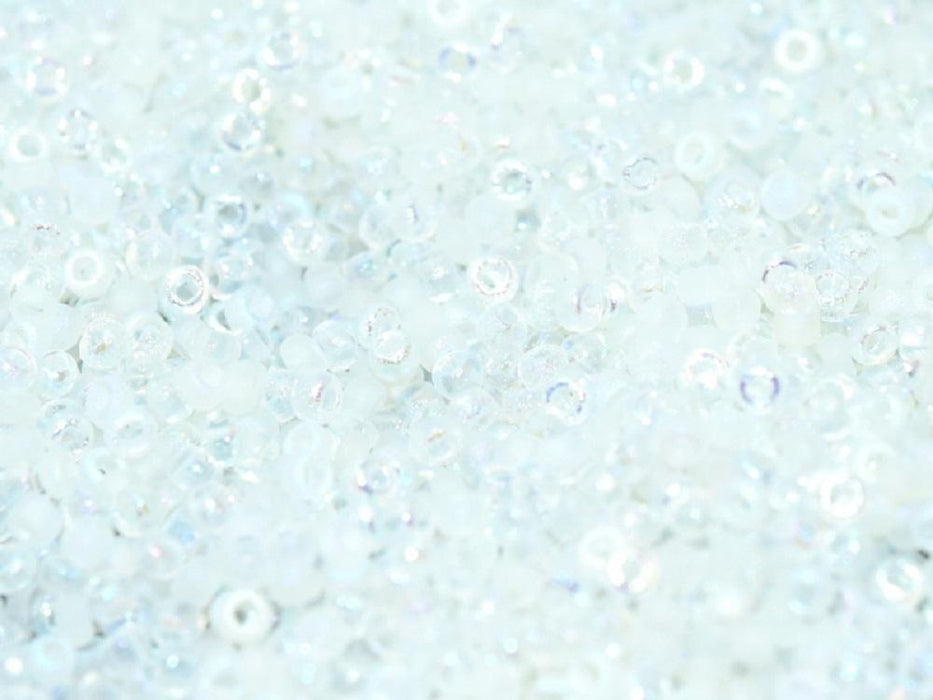 Seed Beads 11/0 geätzt Kristall geätzt AB voll Tschechisches Glas  Farbe_Multicolored