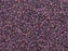 Seed Beads 11/0 geätzt Kreideweiß geätzt Lila Vega Luster Tschechisches Glas  Farbe_Purple
