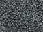 Seed Beads 11/0 geätzt Kreideweiß geätzt Blau Luster Tschechisches Glas  Farbe_Blue