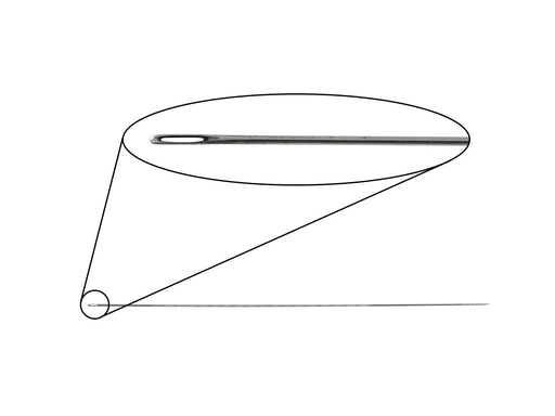Perlennadel 0.65x100 mm Metall